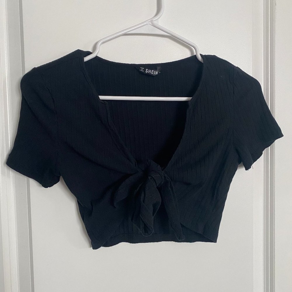 Black Crop Top